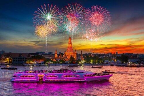 Вечерний Бангкок + МАХАНАКХОН